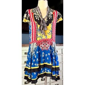 Alice + Olivia Palace Daffodil Mini Dress S